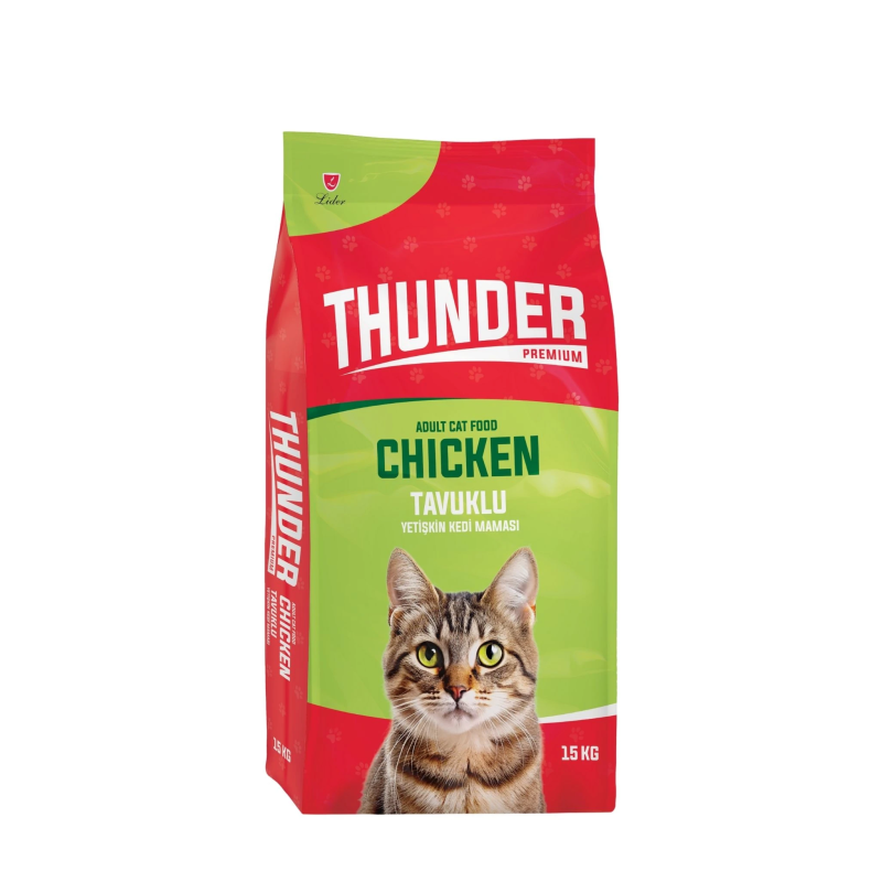 Thunder Tavuklu Yetişkin Kedi Maması 15 Kg