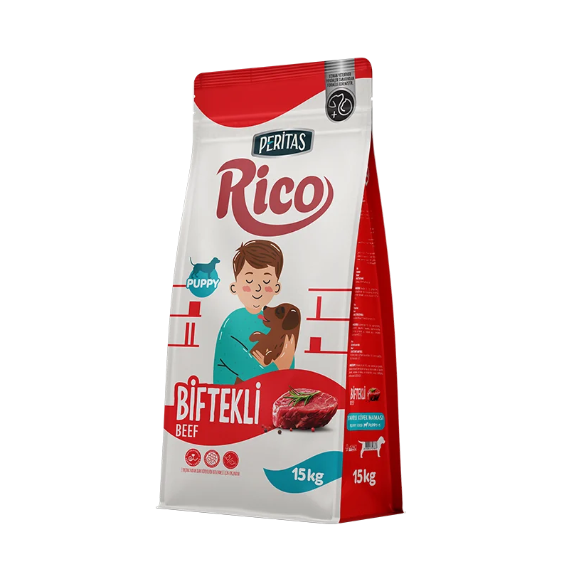 Rico Puppy Beef Sığır Etli Yavru Köpek Maması 15 Kg