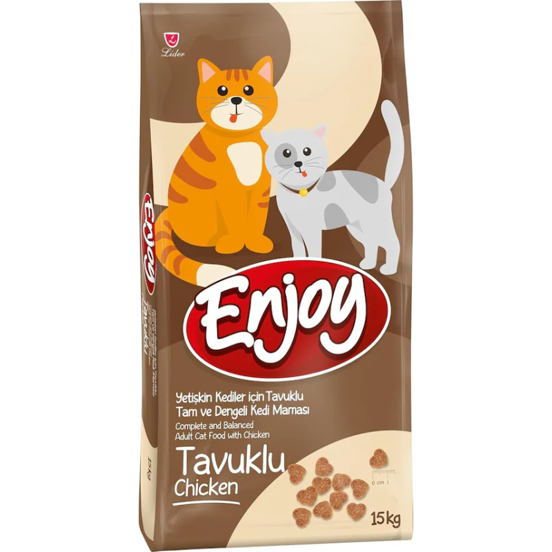 15 Kg Enjoy Premium Tavuklu Yetişkin Kedi Maması