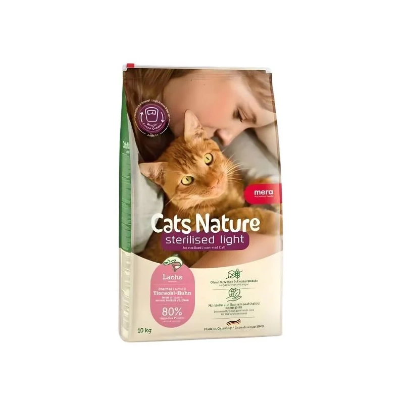 10 Kg Mera Cats Nature Somonlu Kısırlaştırılmış Kedi Maması
