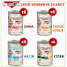 Bonacibo Kedi Konserve Maması 400 Gr x 24 Adet (4 Çeşit Karışık)