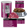 12 Adet DogPlus Pate İçinde Et Parçacıklı Dana Etli Yetişkin Köpek Konserve Yaş Mama 395 Gr x 12 Adet