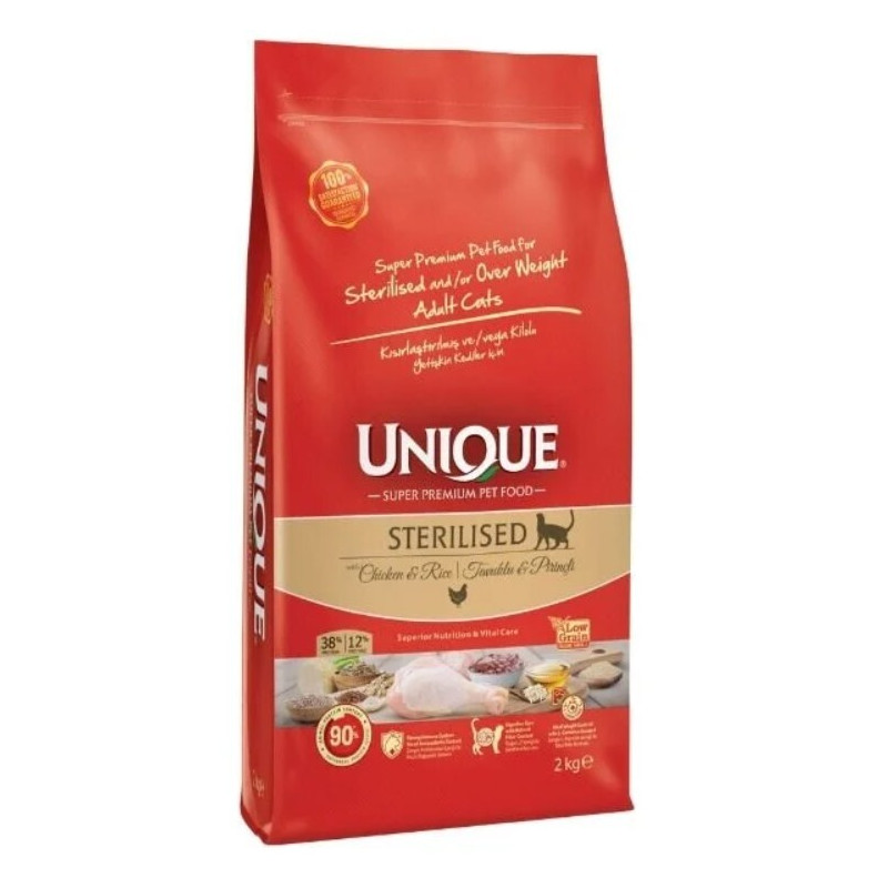 7 Kg Unique Sterilised Tavuklu Kısırlaştırılmış Yetişkin Kedi Maması