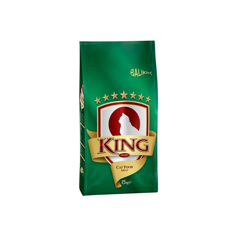 King Plus Balıklı Yetişkin Kedi Maması 15 Kg
