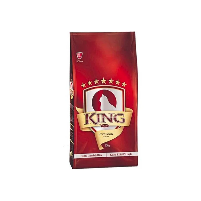 King Kuzu Etli Pirinçli Yetişkin Kedi Maması 15 Kg