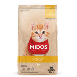 2 Kg Midos Kitten Tavuklu...
