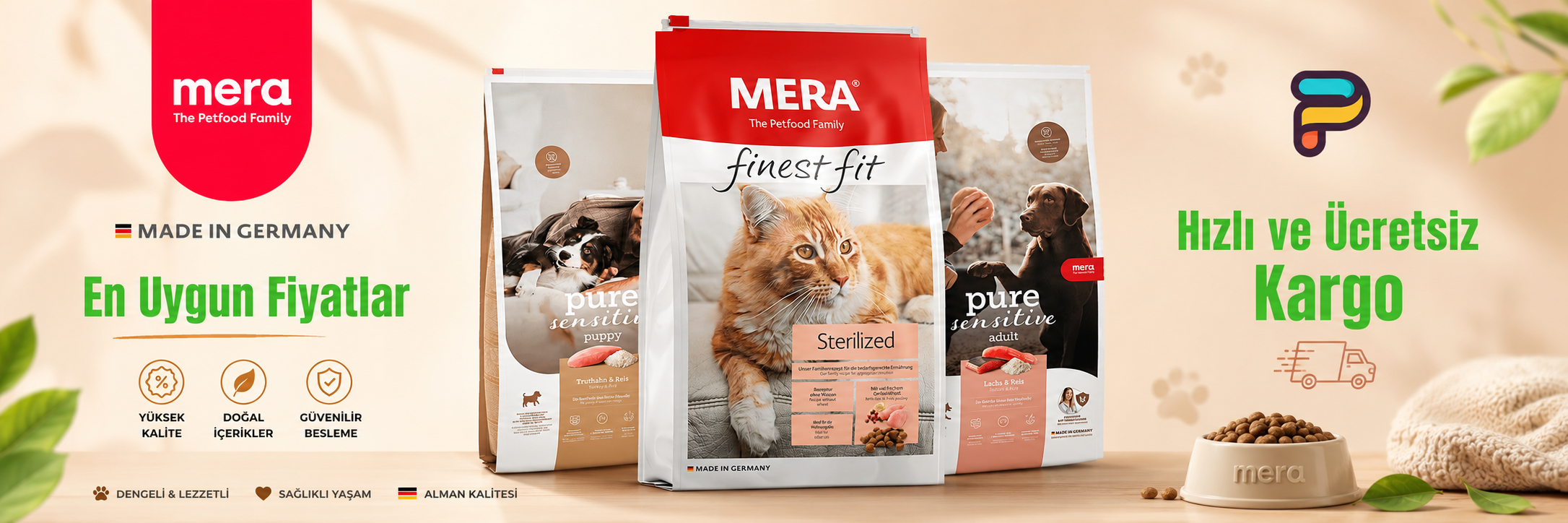 Mera kedi ve Mera köpek mamaları en uygun fiyatlarla PremiumMama.com.tr'de
